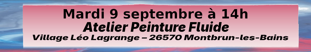 Atelier de peinture Fluide